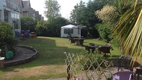 Outdoor Seating in Our Beer Garden